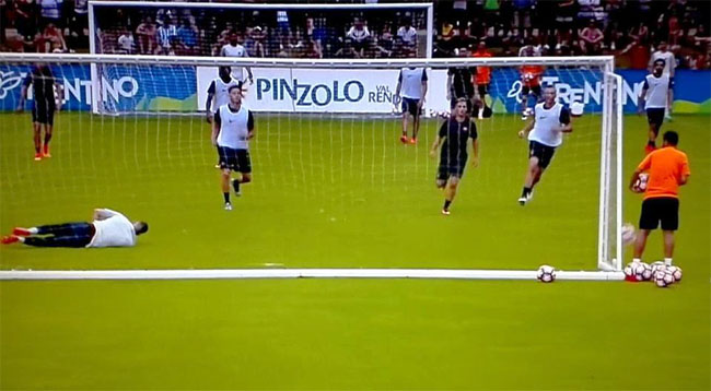allenamento roma pinzolo 3