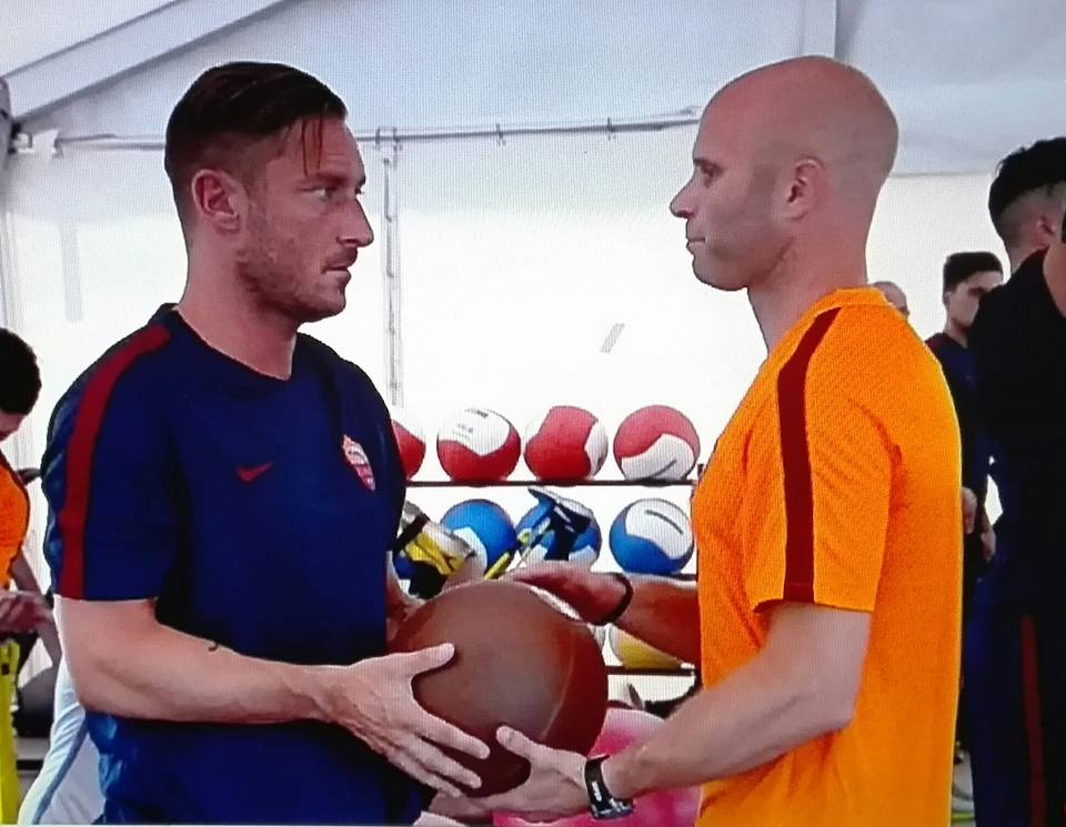 totti allenamento pinzolo