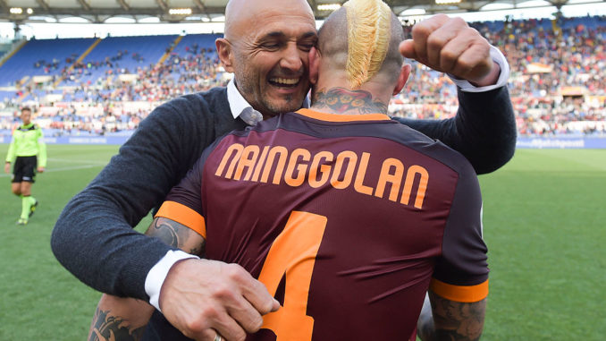 Luciano Spalletti e Radja Nainggolan