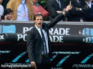 Allegri a colloquio con Sabatini