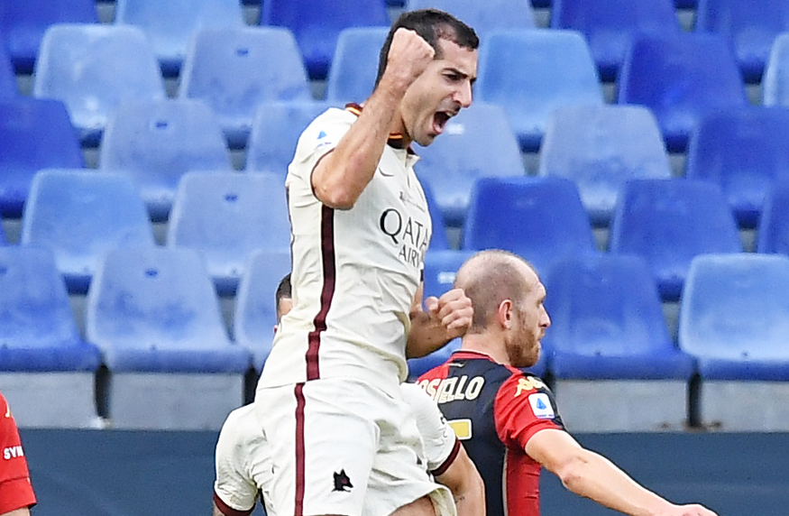 Genoa-Roma 1-3, le pagelle: Mkhitaryan fa il primo della ...