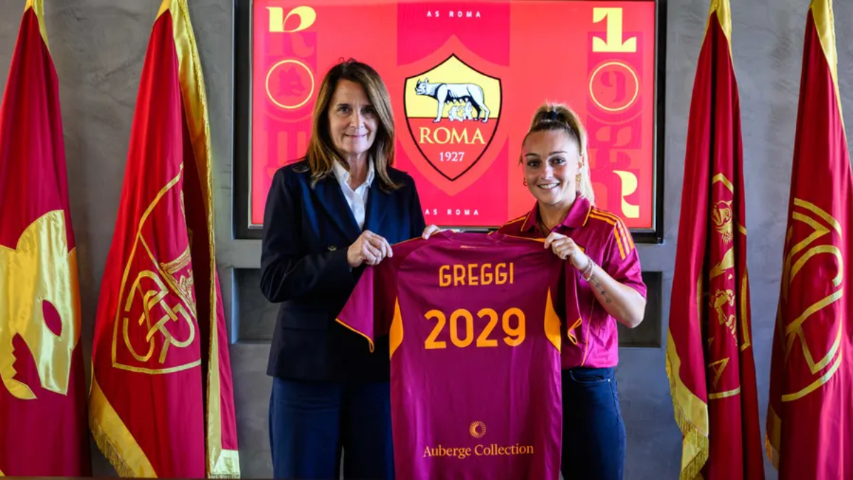 Roma Femminile, rinnovo fino al 2029 per Giada Greggi: la vice capitana resta giallorossa