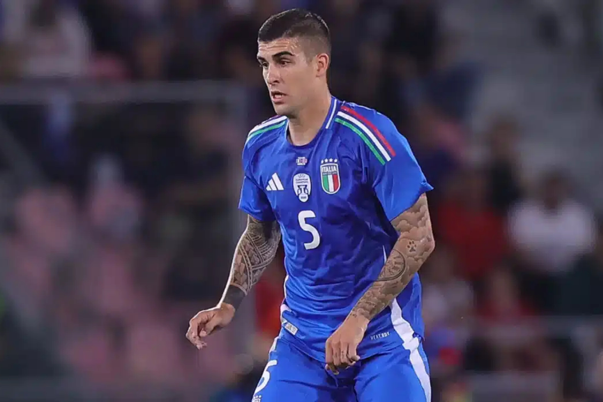 Italia-Israele 3-0, Mancini segna il suo primo gol in azzurro: “Felice per la rete, ma contava vincere”