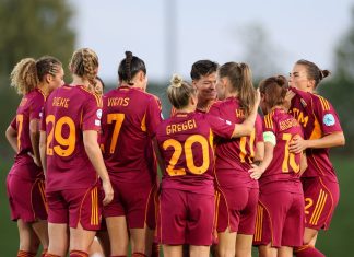 Champions League Femminile, crollo della Roma: il Real Madrid vince 6-2 all’esordio delle giallorosse