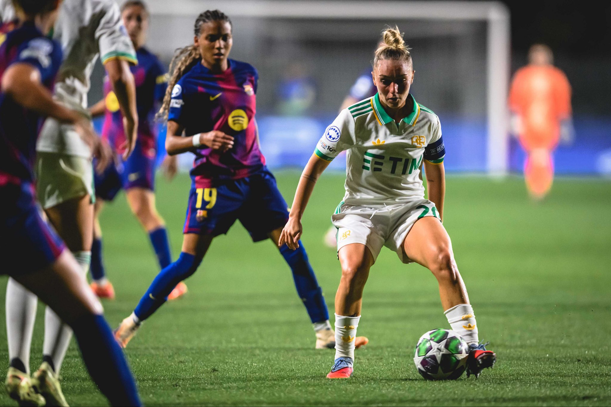 Roma Femminile travolta dal Barcellona: 0-4 al Tre Fontane, seconda sconfitta in Champions League