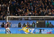 Supercoppa Italiana, sarà Napoli-Bologna: i rossoblù eliminano l’Inter ai rigori e volano in finale