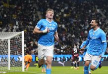 Supercoppa Italiana, il Napoli vola in finale: Milan battuto 2-0 con Neres e un super Hojlund