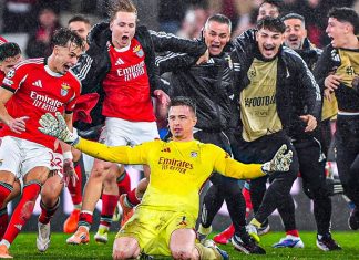 Champions League, notte epica per Mourinho: il Benfica si qualifica al 98’ con il gol del portiere Trubin